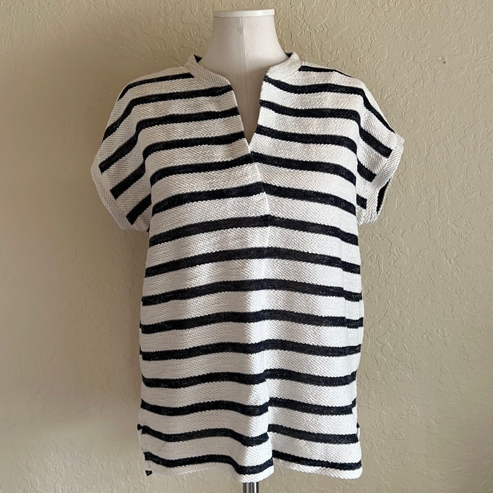 Lou & Grey Striped Terry Tee